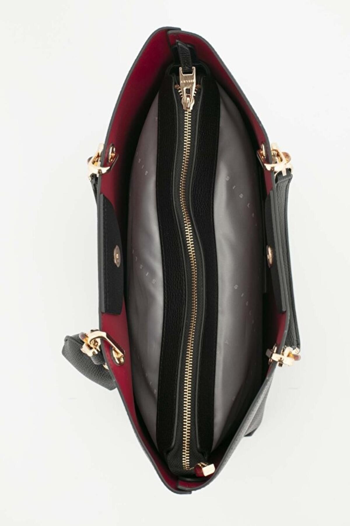 Sisley Kadın Kol Çantası SLY_285 Siyah Sisley Kadın Kol Çantası SLY_285 Siyah