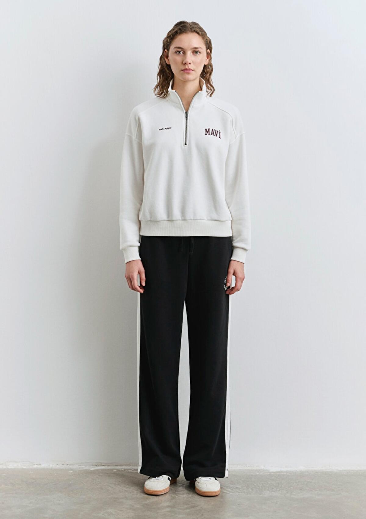 Mavi Sweatshirt M1S10373-70057 Beyaz