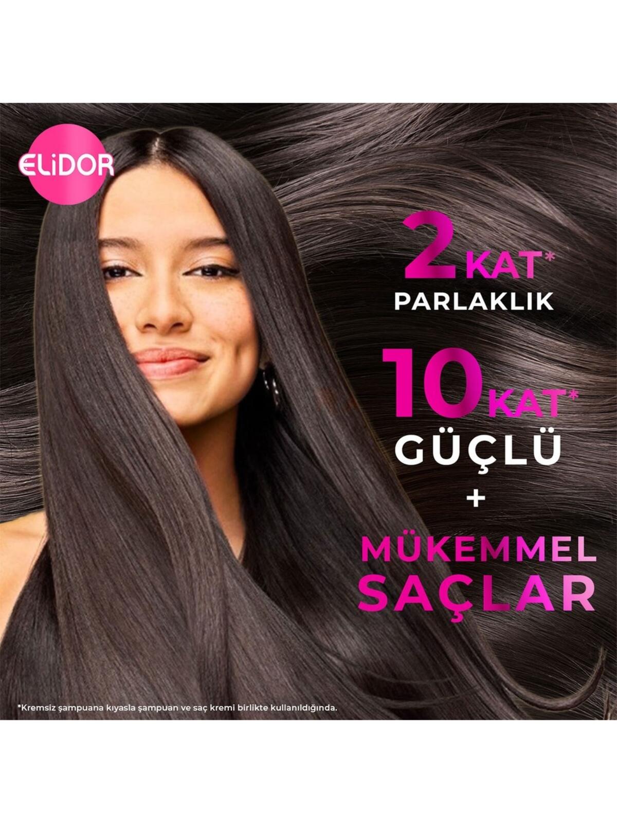 Elidor Şampuan Ve Bakım Kremi Güçlü Ve Parlak 2 In 1 400Ml