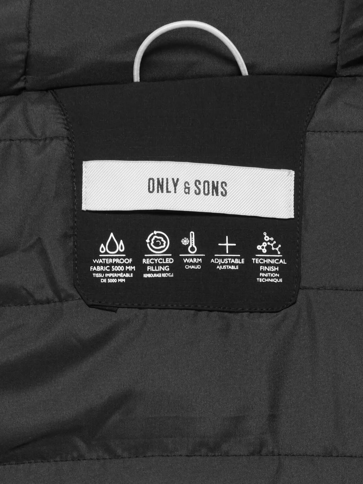 Only&Sons Parka 22029491 Siyah