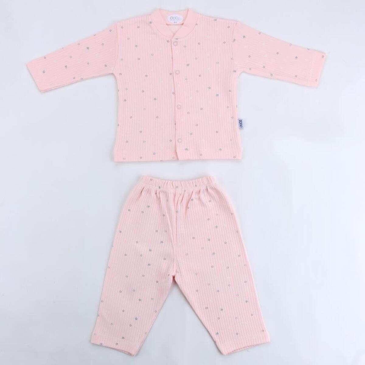 Sebi Pijama Takım 3-12 Ay Nokta Çiçek 9151