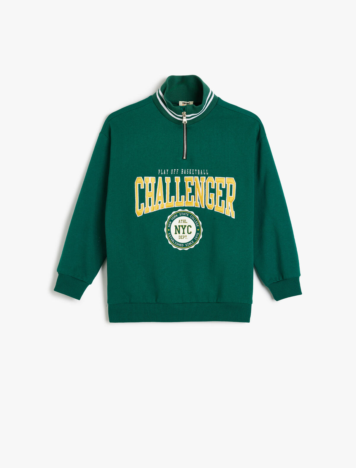 Koton Sweatshirt Erkek Çocuk 5WKB10194TK Yeşil