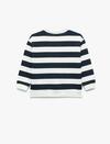 Koton Sweatshirt Erkek Bebek 6WMB10080TK Lacivert Çizgili