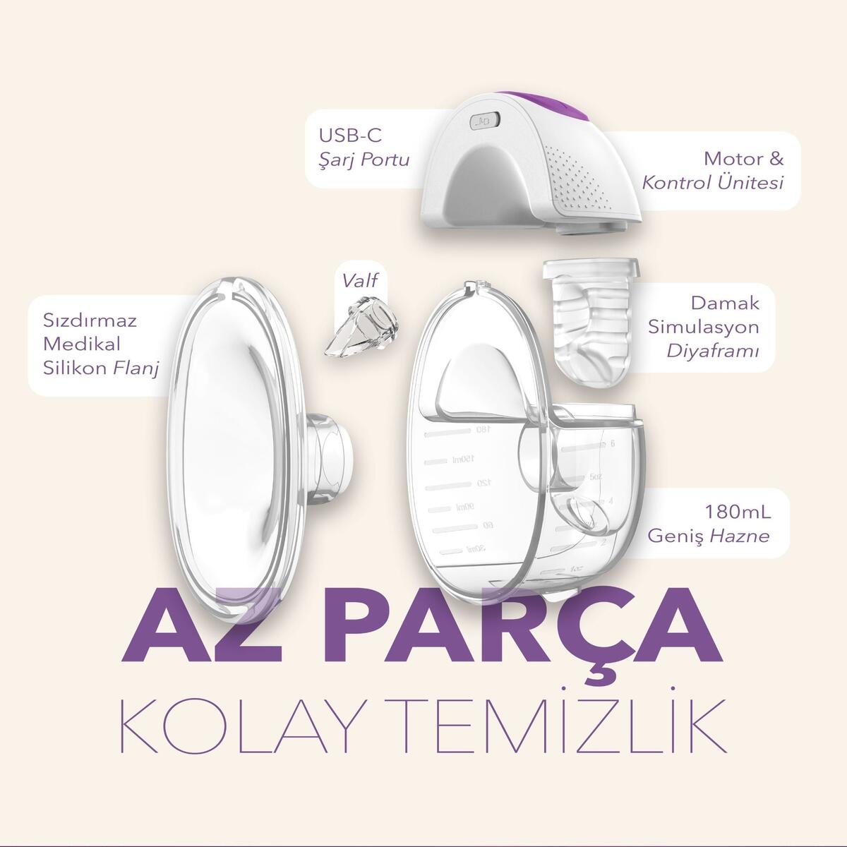 Mochi Göğüs Pompası Giyilebilir 167-2405