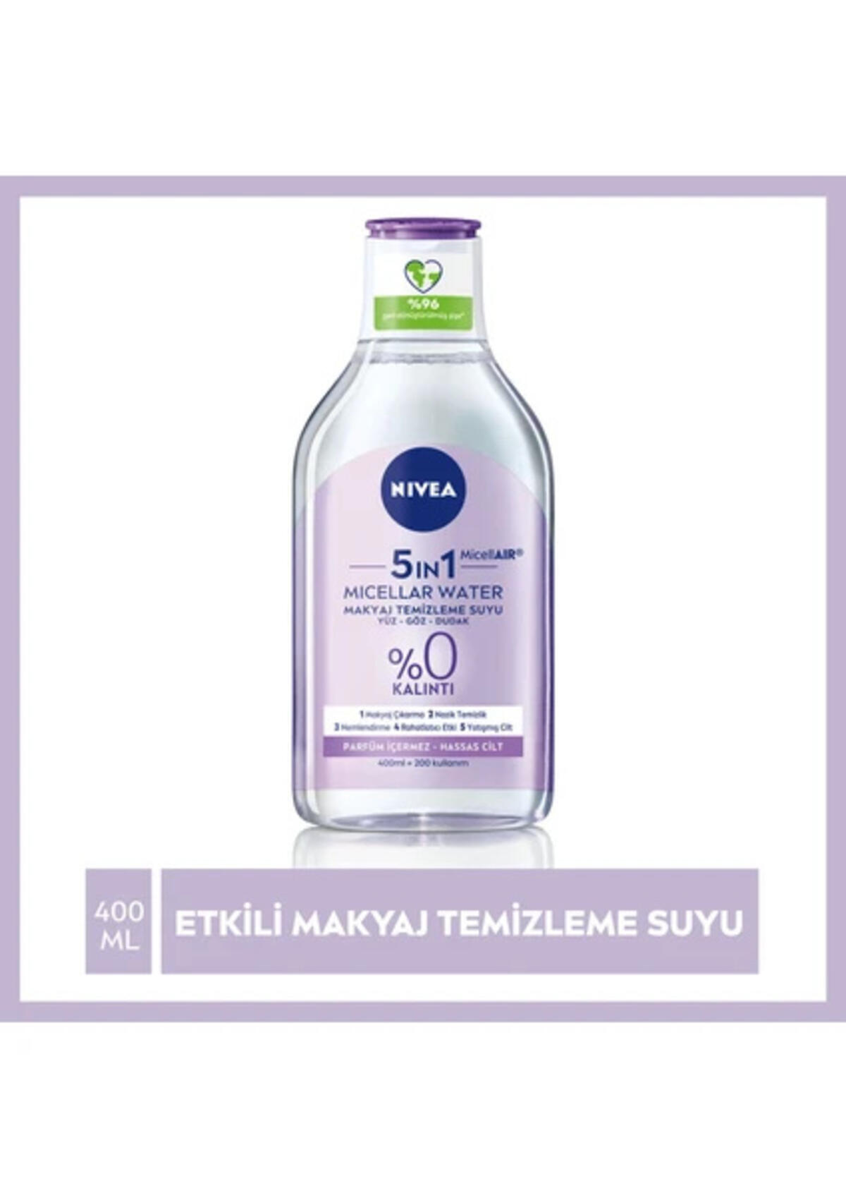 Nivea Makyaj Temizleme Suyu Micellair Hassas Cilt 400Ml