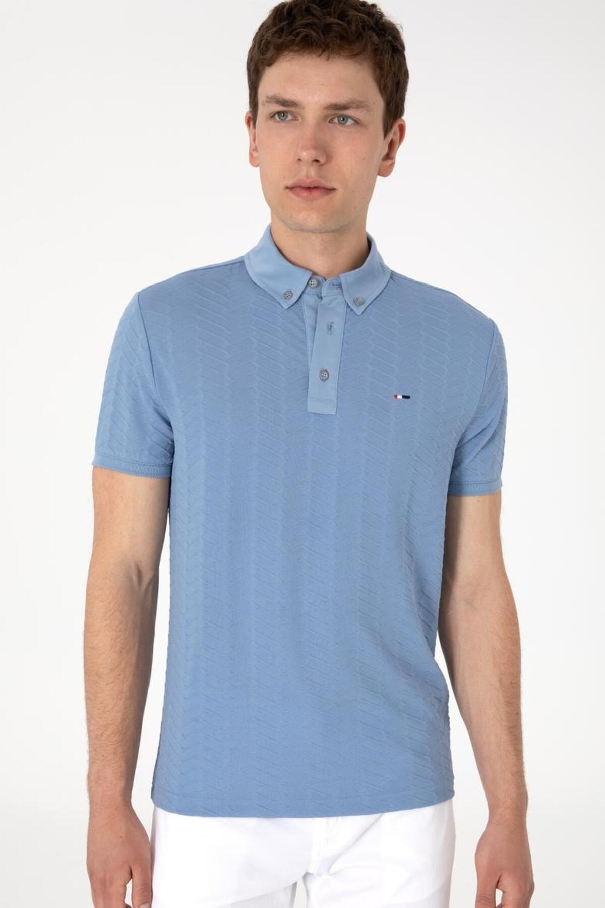 U.S Polo Assn. Tişört 2105937 G081SZ011 Mavi