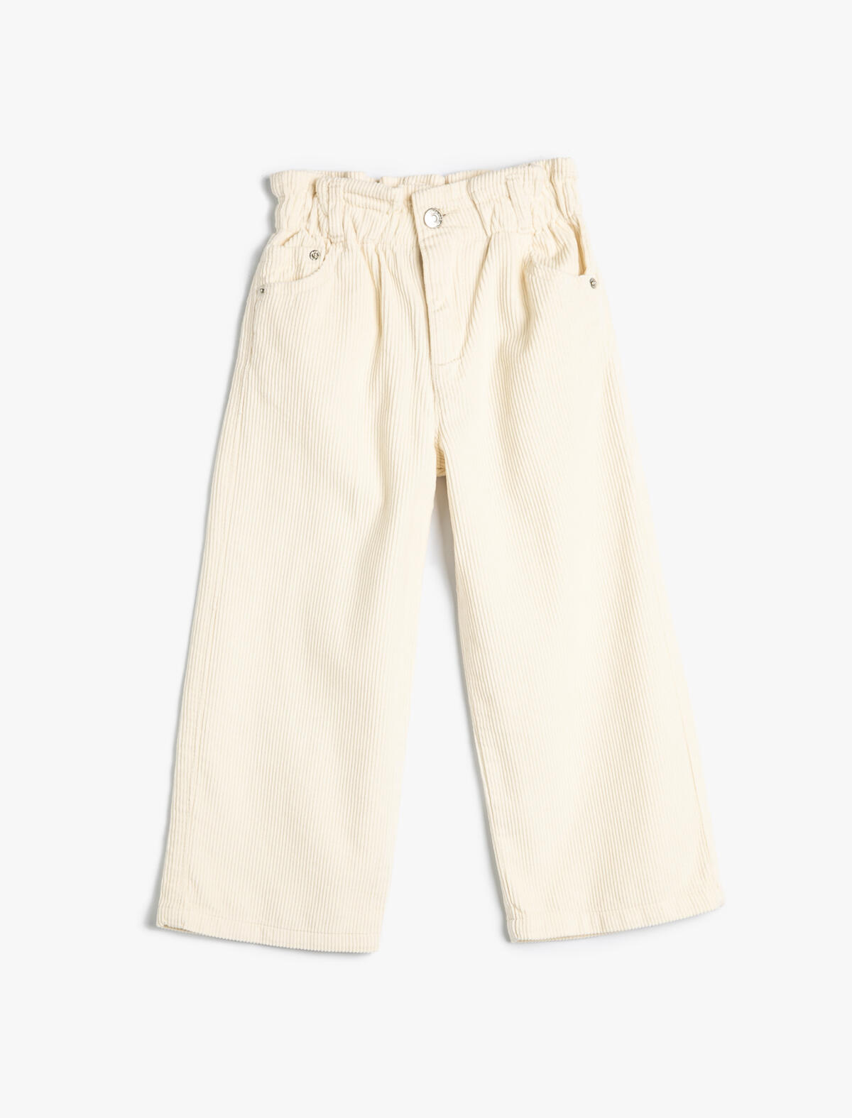 Koton Pantolon Kız Çocuk 4WKG40017AW Ekru