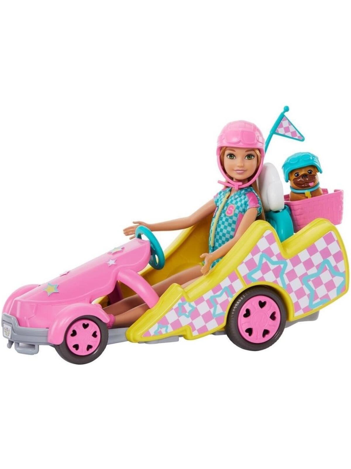 Barbie Stacie Go-Kart Yapıyor Oyun Seti MTL-HRM08