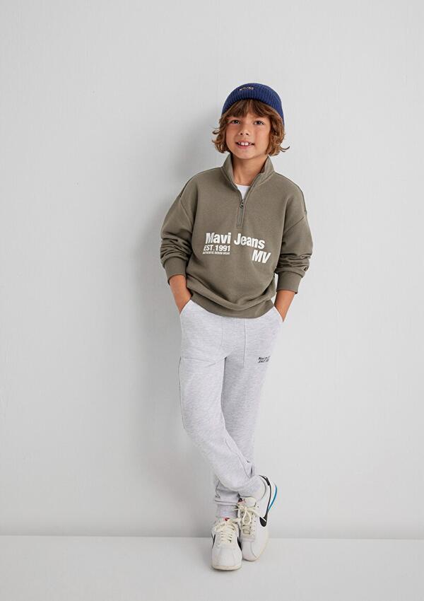 Mavi Sweatshirt Erkek Çocuk M6S10142-86961 Yeşil