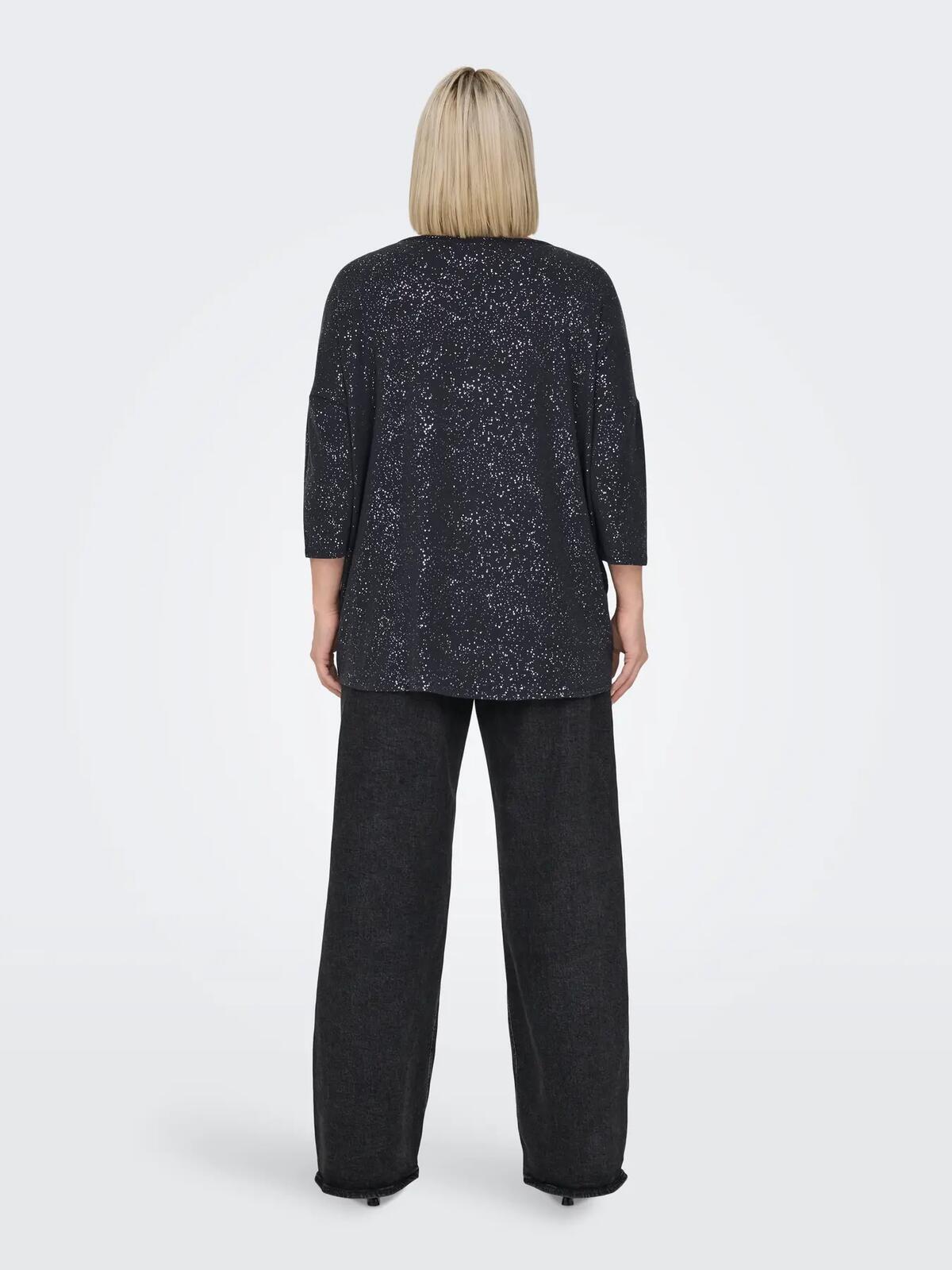 Only Carmakoma Bluz 15311133 Lacivert