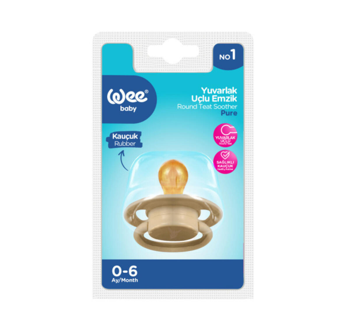 Wee Pure Emzik Kauçuk Uçlu No:1 RB698