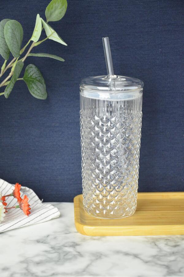 Paçi Bardak Brslktlı Pipetli P/Cam-401321