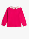 Koton Sweatshirt Kız Çocuk 4WKG10037AK Pembe 13-14