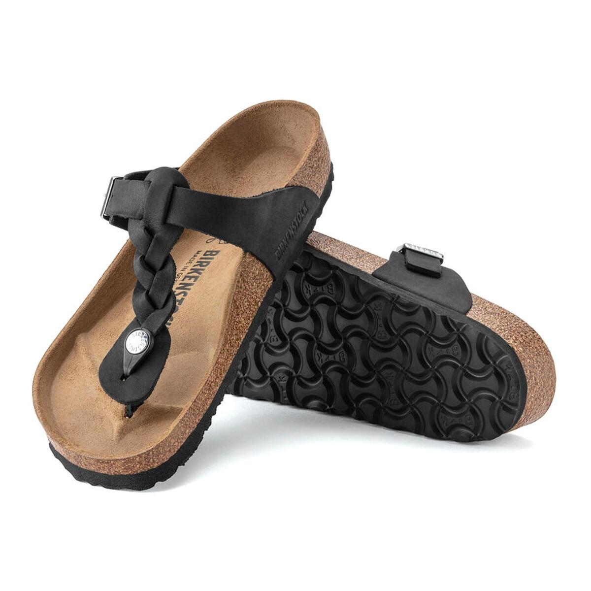 Birkenstock Gizeh Leoi Braided 1021349 Black