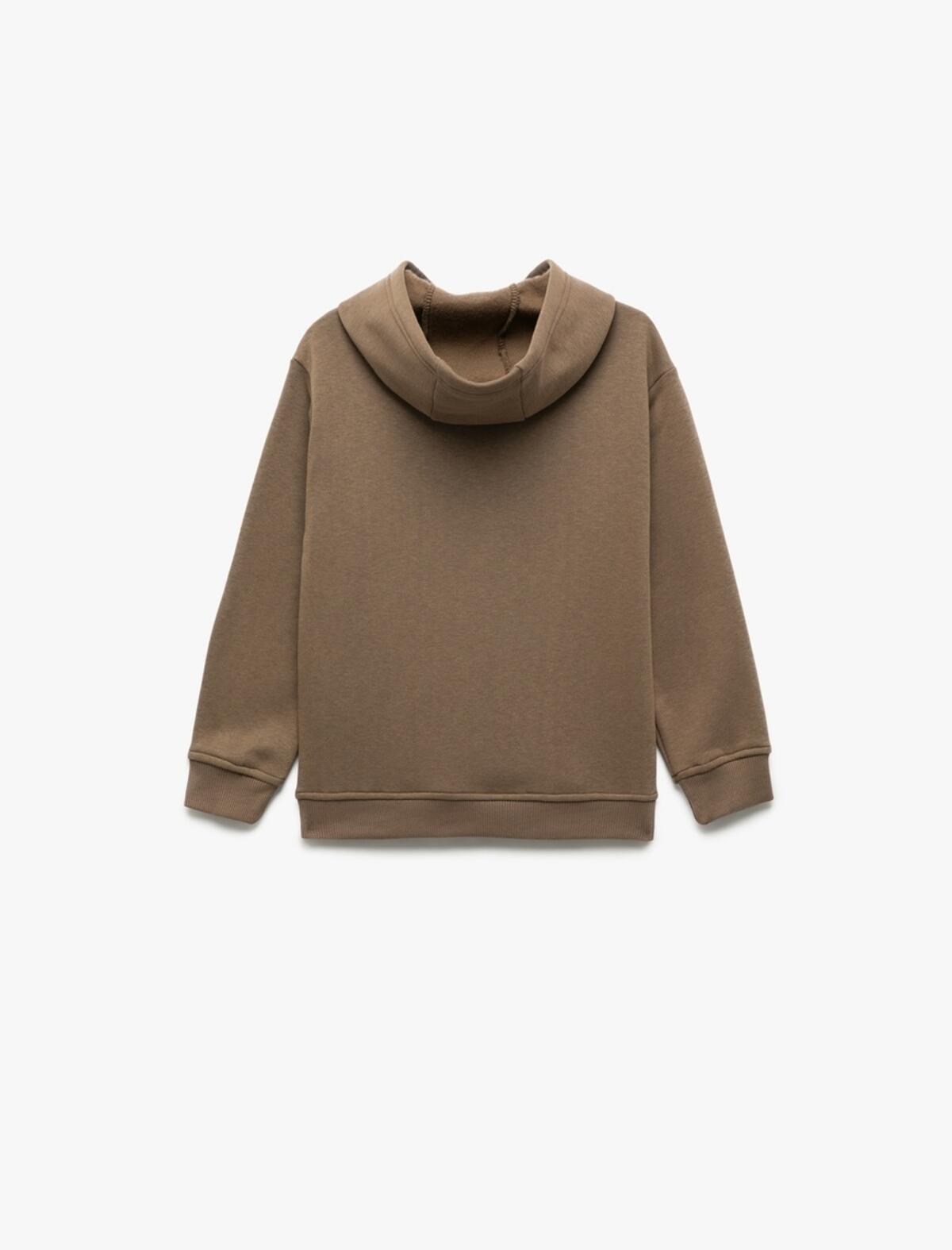 Koton Sweatshirt Erkek Çocuk 6WKB10112TK Kahverengi
