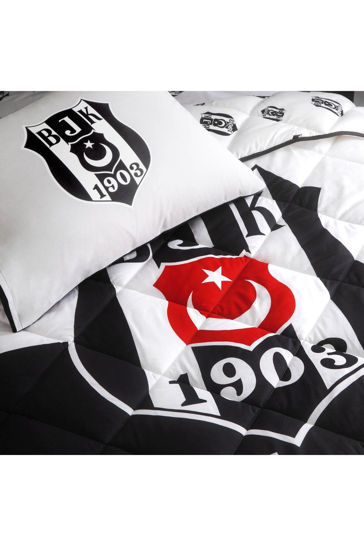 Taç Yorgan Seti Lisanlı Beşiktaş Logo(Dy)