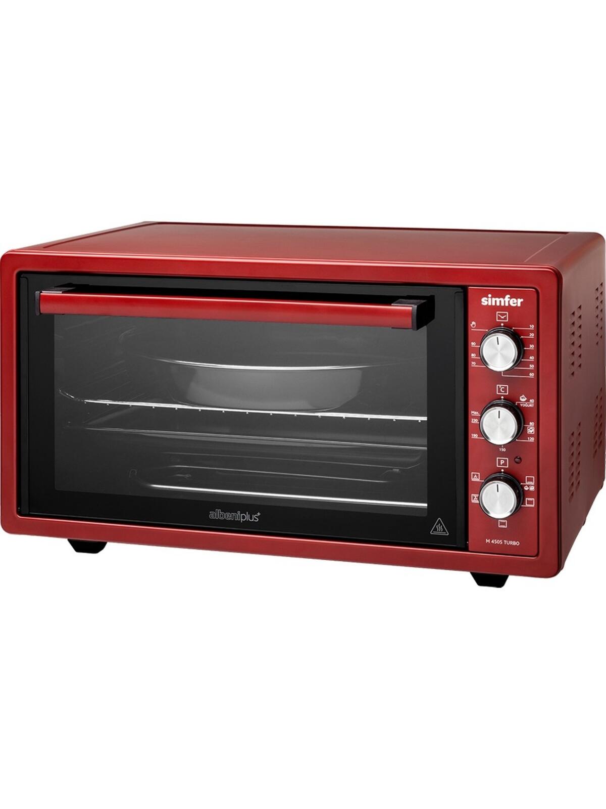 Simfer Mini Fırın 4505 45Lt Kırmızı