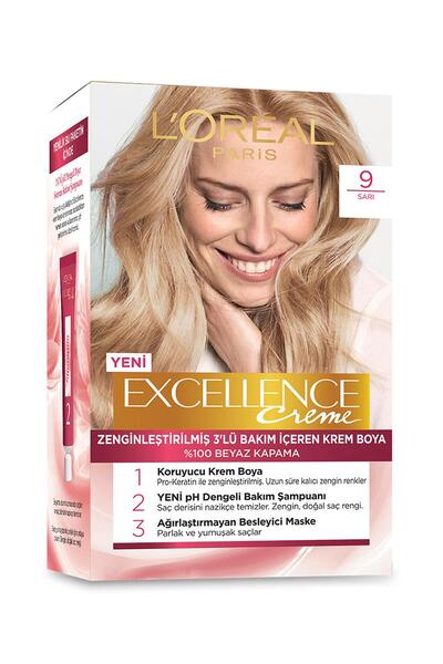 Excellence Saç Boyası No:9 Sarı (Dy)