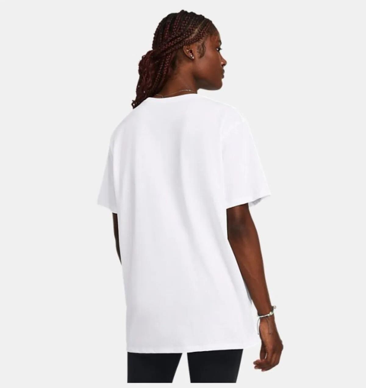 Under Armour Campus Oversize Ss 1387193-100 Beyaz