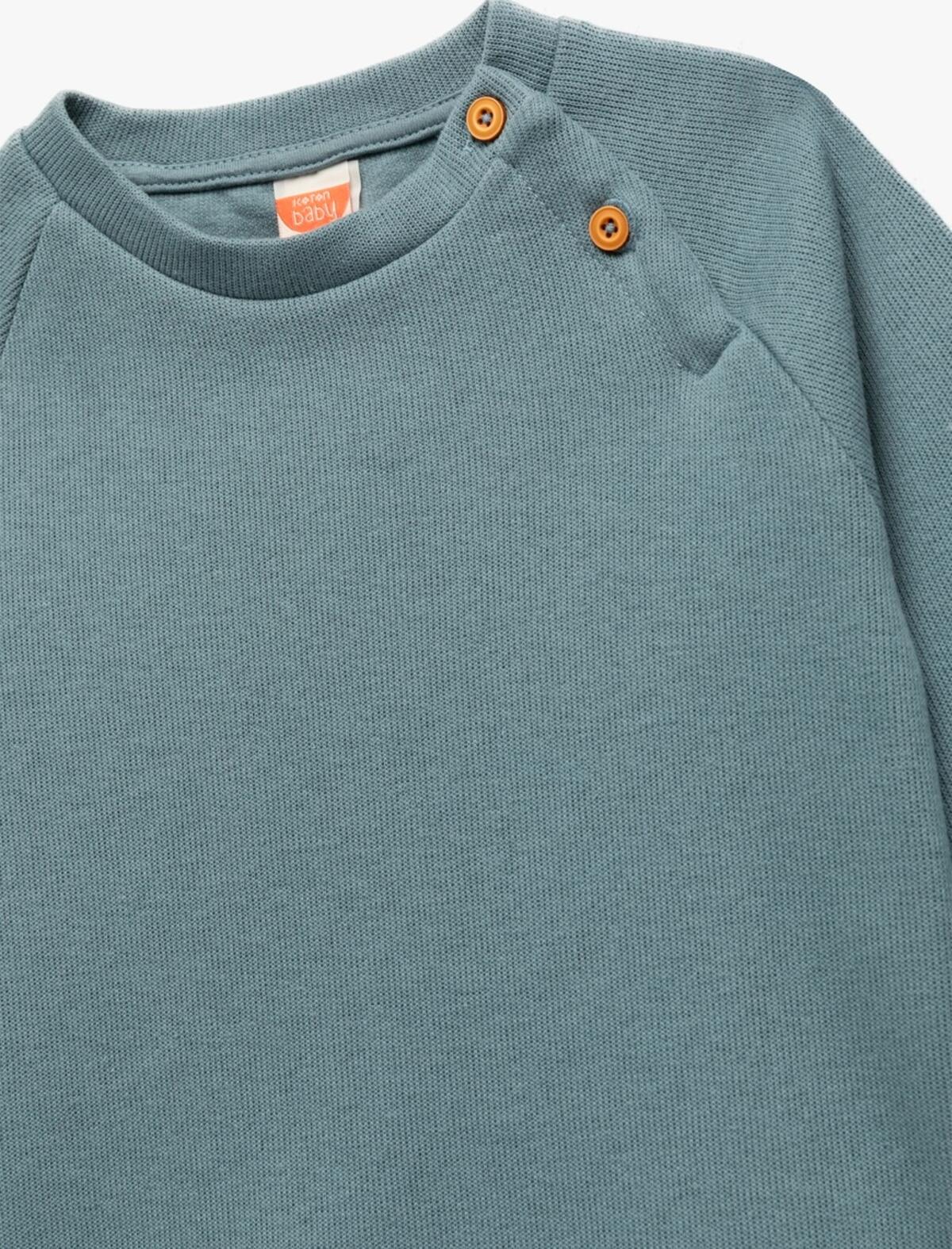 Koton Sweatshirt Erkek Bebek 6WMB10074TK Mavi
