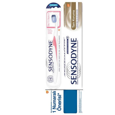 Sensodyne Diş Macunu Tam Koruma 75Ml+Diş Fırçası