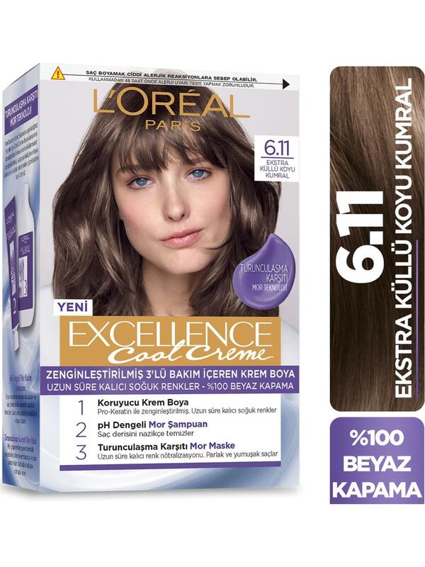 Excellence Saç Boyası Cool No:6.11