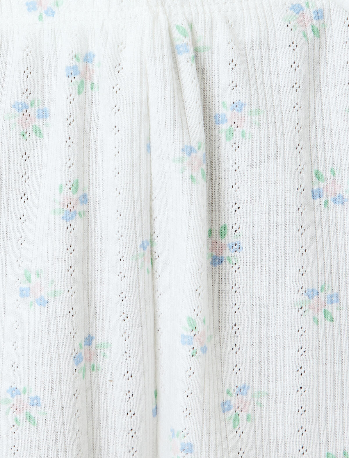 Koton Pijama Takımı 5SLK40014MK Yeşil Desenli