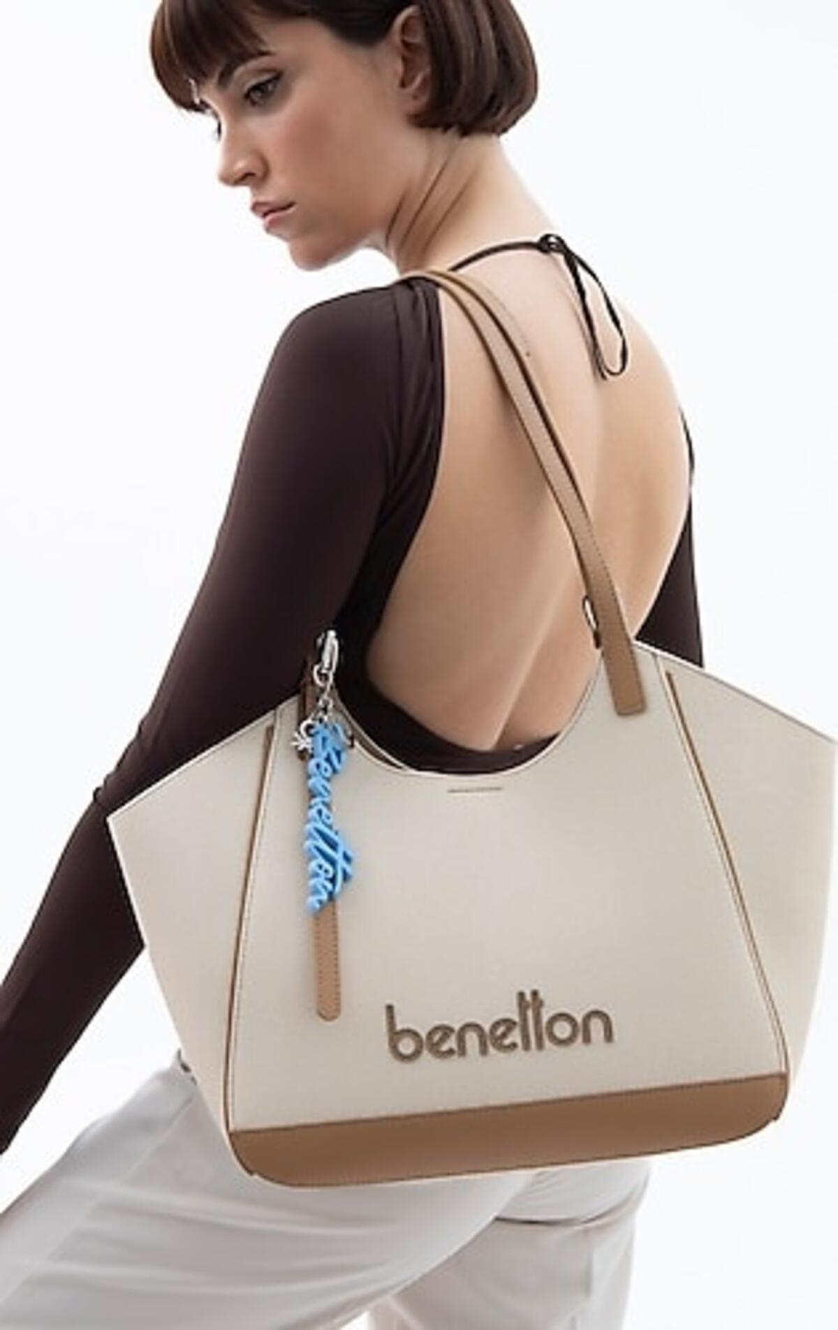 United Colors Of Benetton Kadın Kol Çantası BNT_1523 Bej