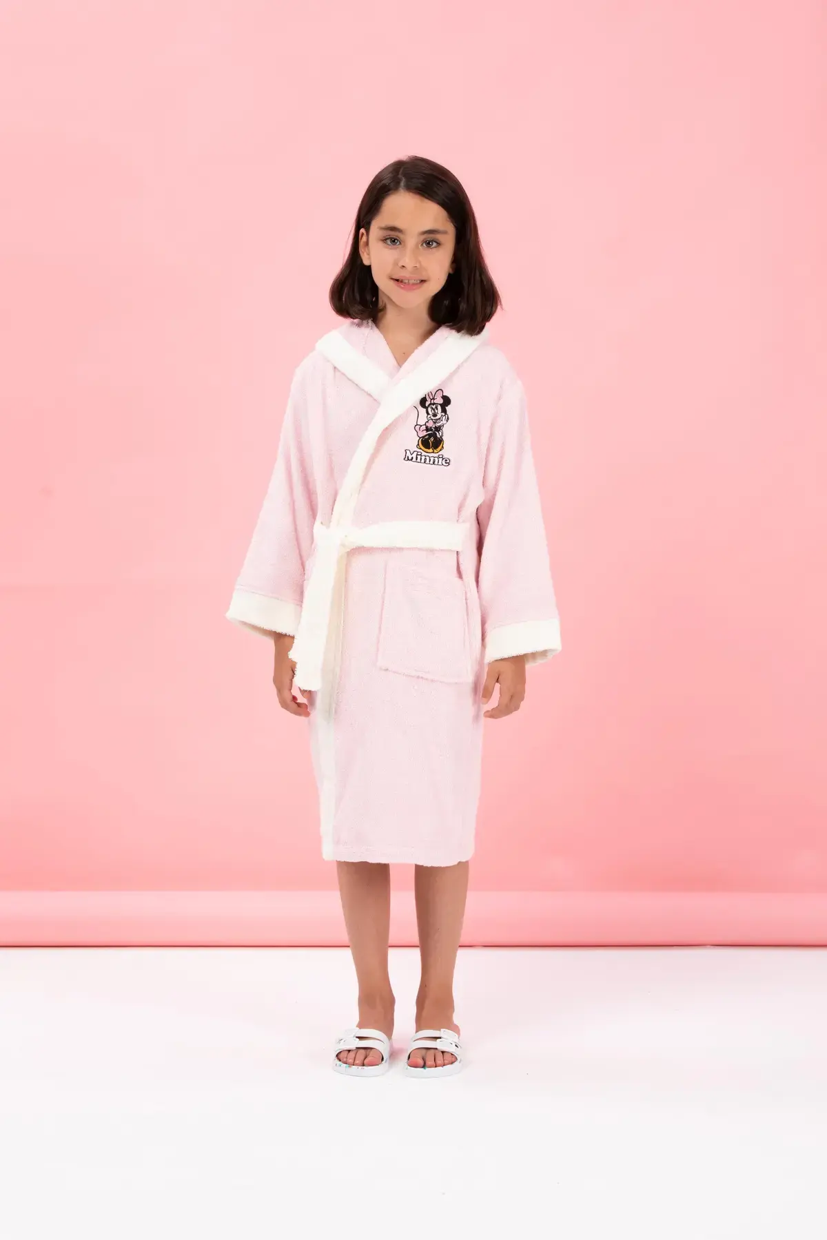 Özdilek Bornoz Çck.Dis. Nak.Mıckey Mınnıe Happy 7-8 Y. Pembe