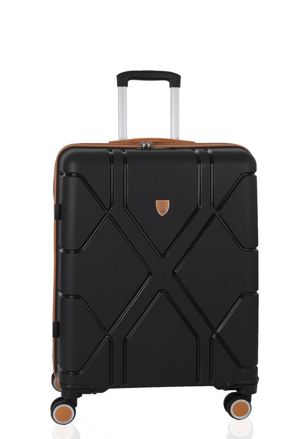 Mçs Pp Valiz V375 Lacivert/Hardal Küçük Boy