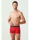 U.S. Polo Erkek Boxer 3Lü 80336 Kırmızı-Gri
