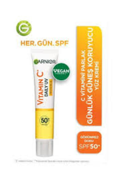Garnier Yüz Kremi Vitamin C Fluid SPF50+ 40Ml