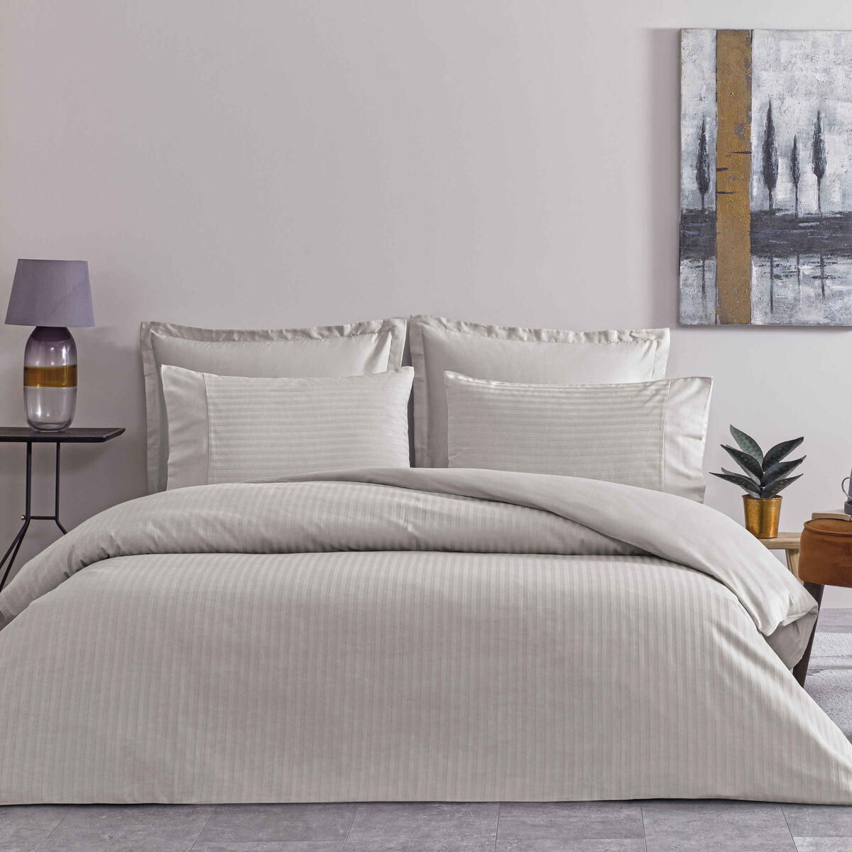 Taç Nt Çk Premium Basic Stripe Gri