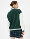 Koton Sweatshirt 4WAL10019IK Yeşil