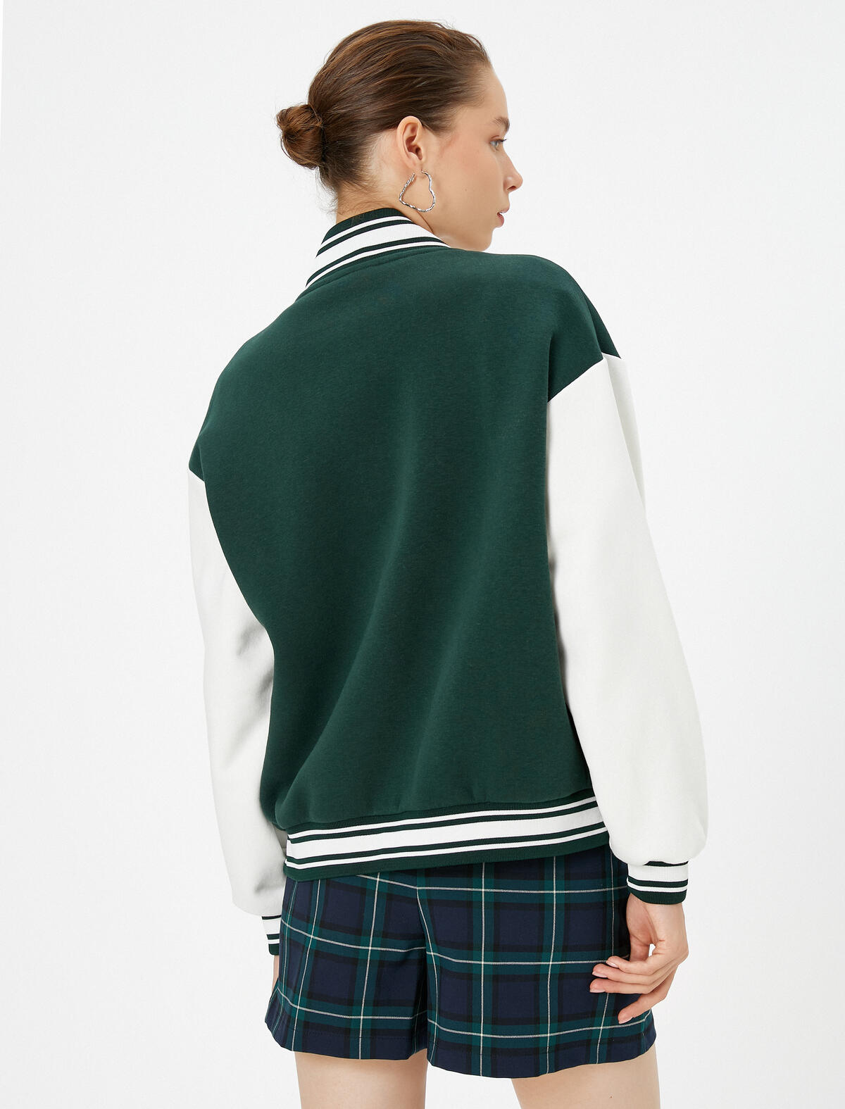 Koton Sweatshirt 4WAL10019IK Yeşil