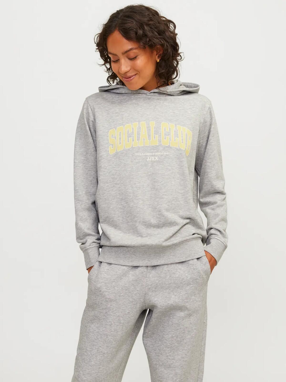 Jjxx Sweatshirt 12264237 Açık Gri Melanj