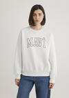 Mavi Sweatshirt M1611192-70057 Kırık Beyaz