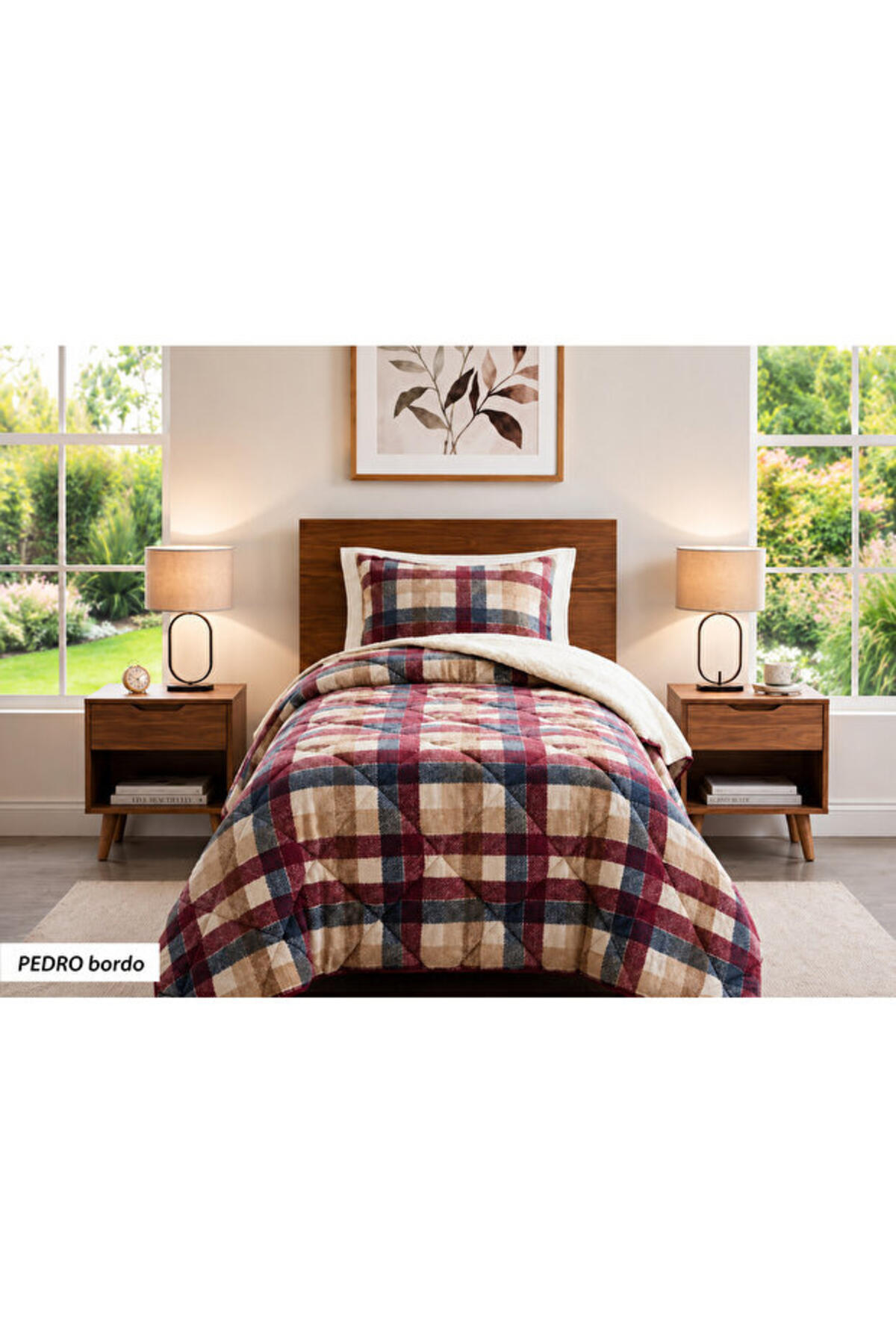 Merinos Yorgan Comforter Set Tk Pedro Bordo