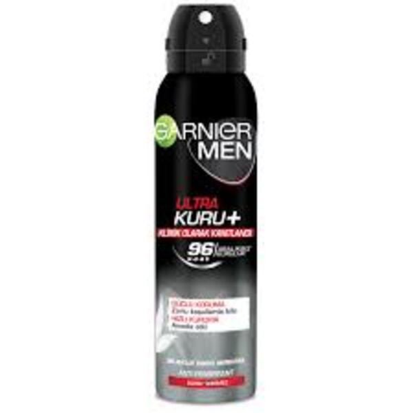Garnier Men Erkek Deodorant Ultra Kuru Aerosol 150Ml