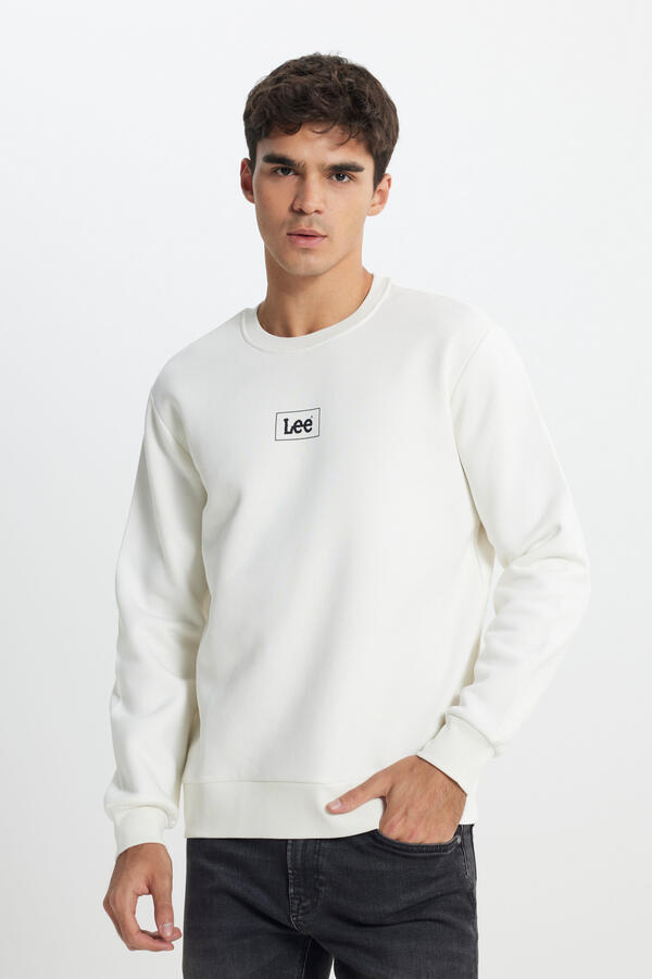 Lee Sweatshirt L212299102 Beyaz