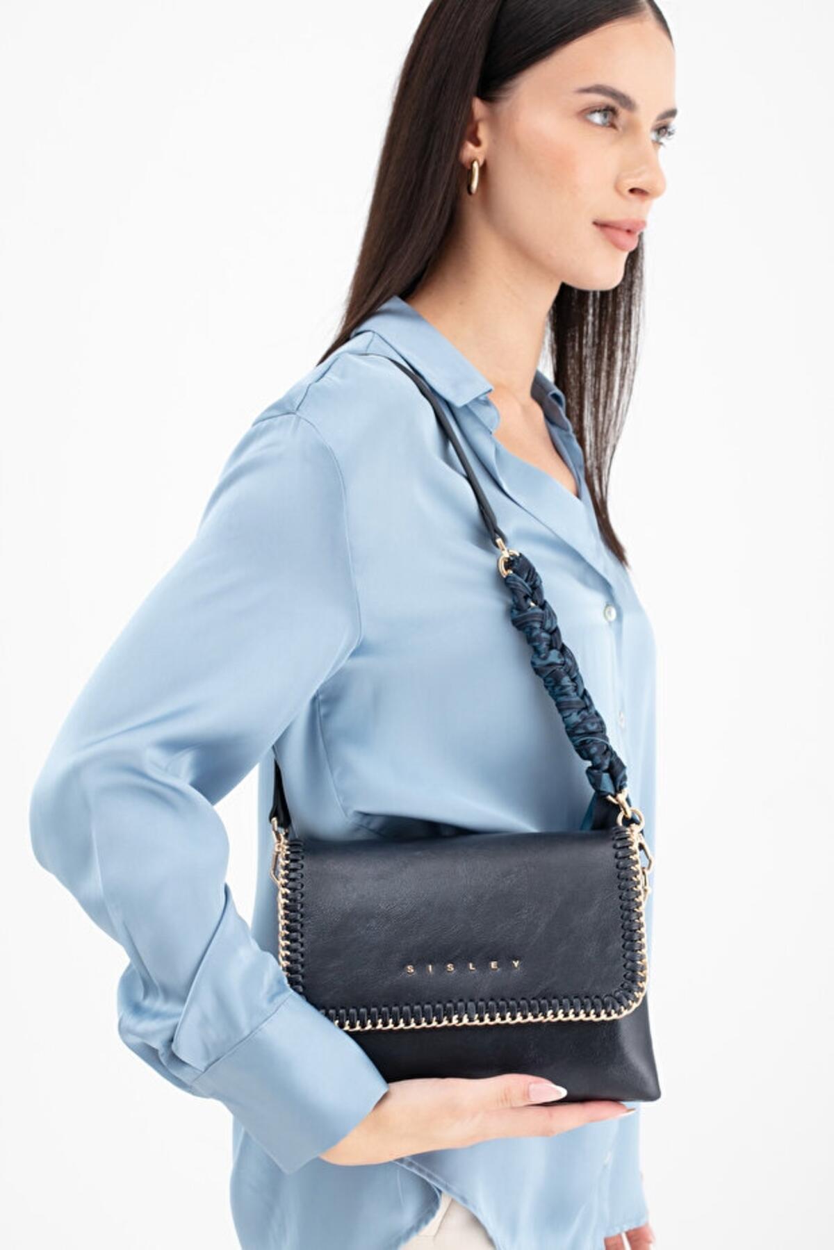 Sisley Kadın Kol Çantası SLY_242 Lacivert