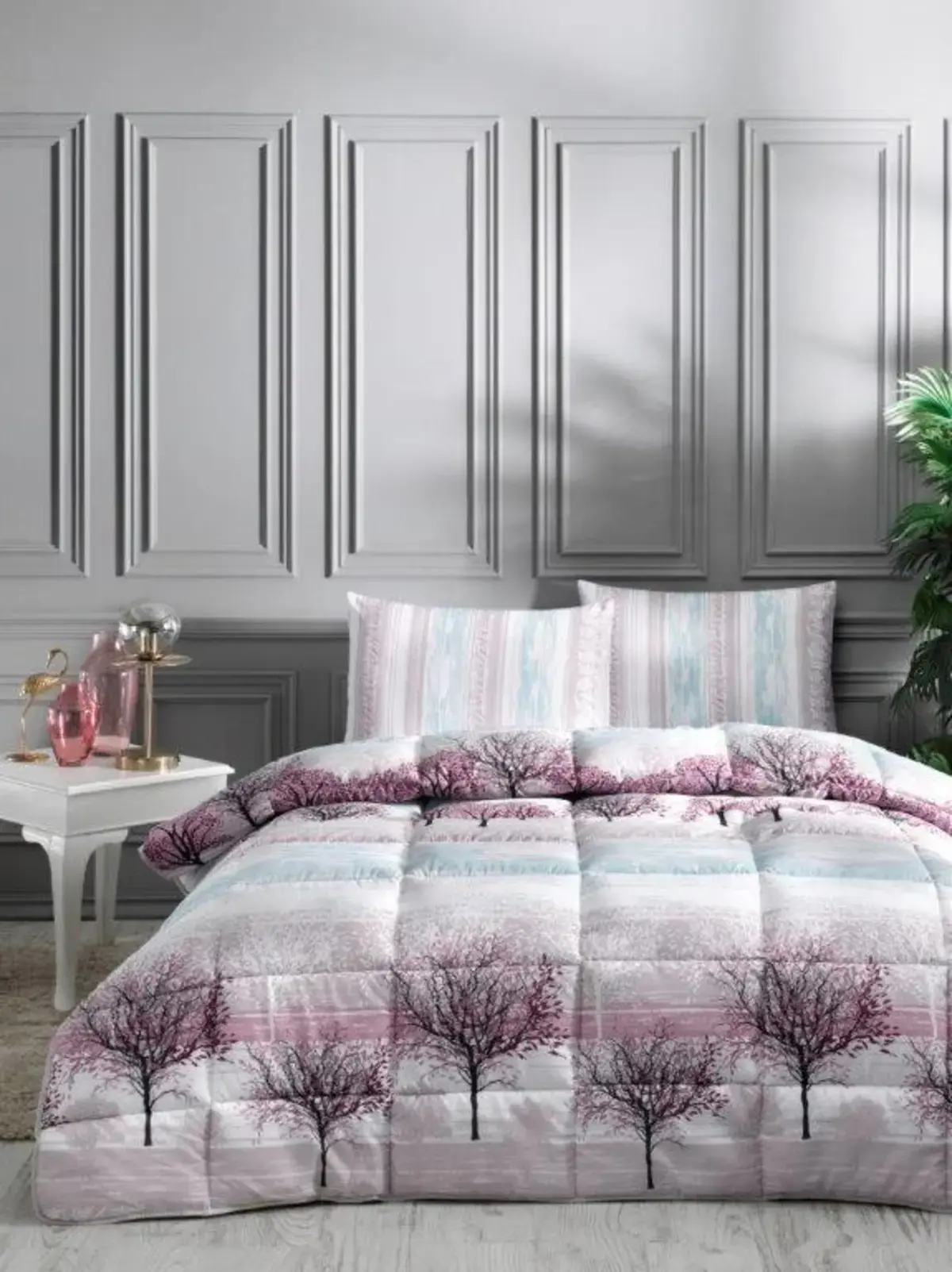 Moda Letto Uyku Seti Vısıon Çift Kişilik HaUyku Setit Pudra