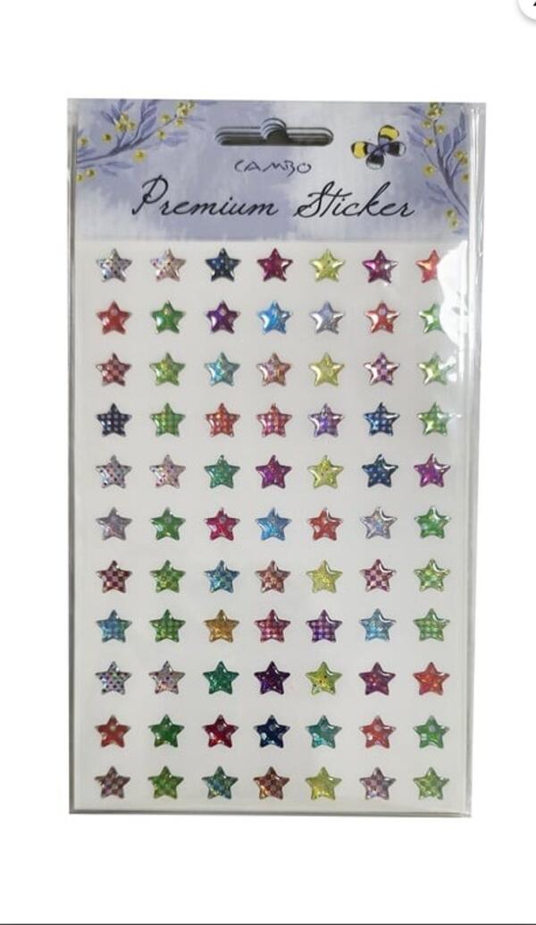 Bu-Bu Sticker Damla Puantiyeli Yıldız BUBU-CAS-01-050