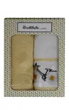 Özdilek Havlu Kutulu 2 Li Daisy Border Sarı