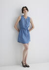 Mavi Elbise Suzy M130317-89756 Açık Mavi S