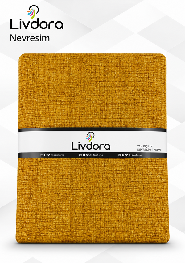 Livdora Nevresim Clean Çk Hardal