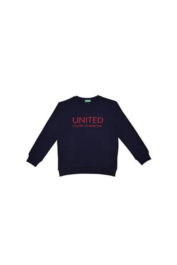 Benetton Sweatshirt BNT-B21877 16030 Lacivert