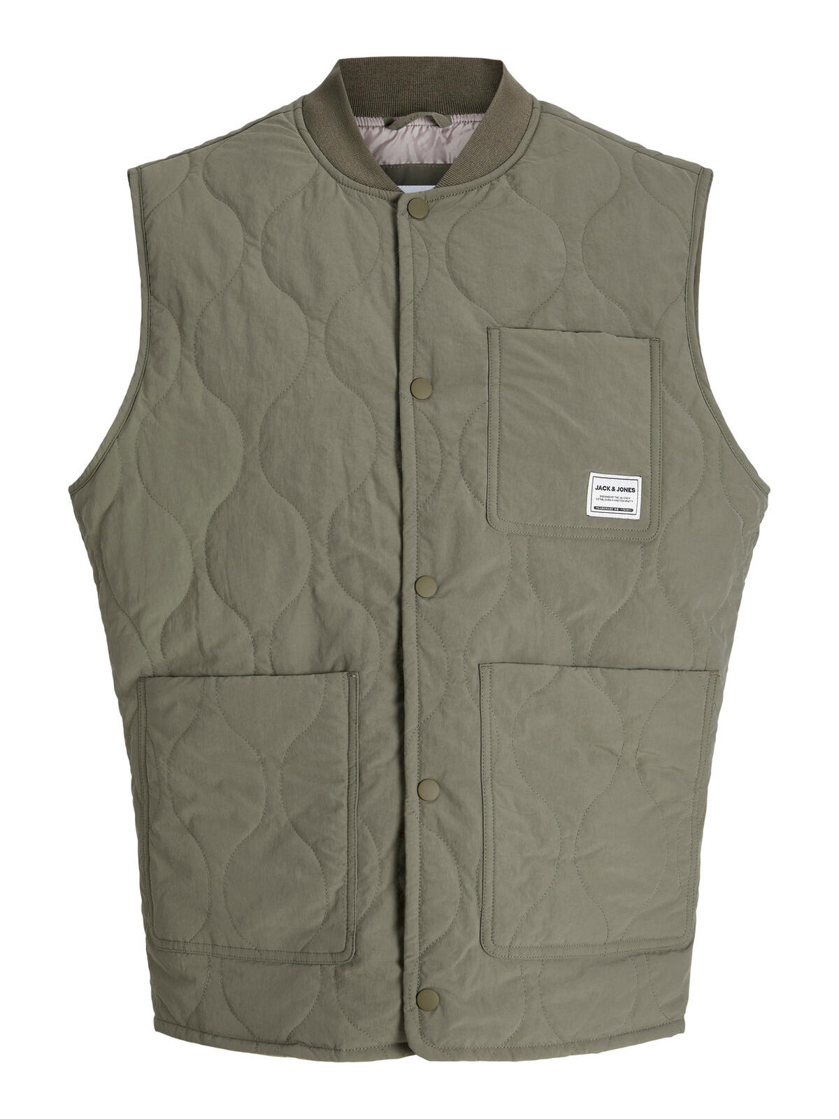 Jack&Jones Yelek 12279238 Haki