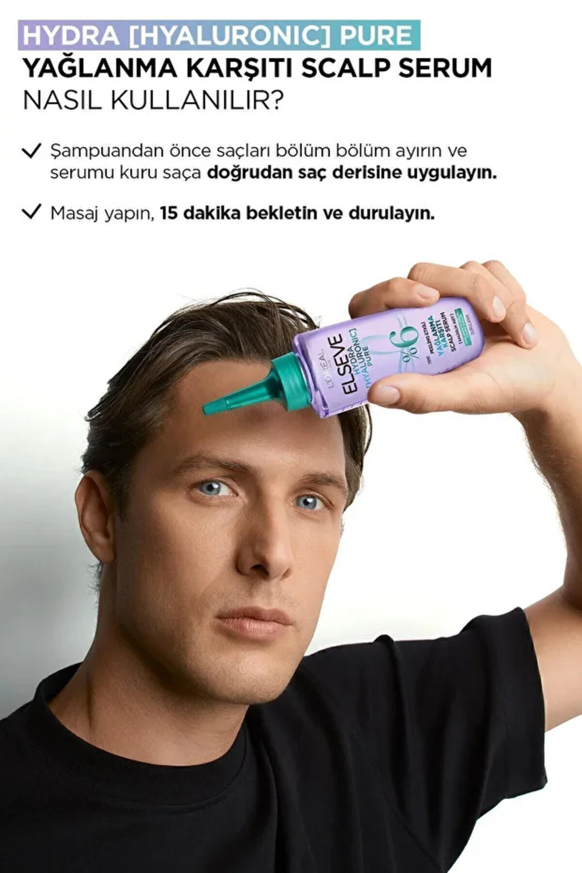 Elseve Serum Hyaluron Pure Scalp 120Ml