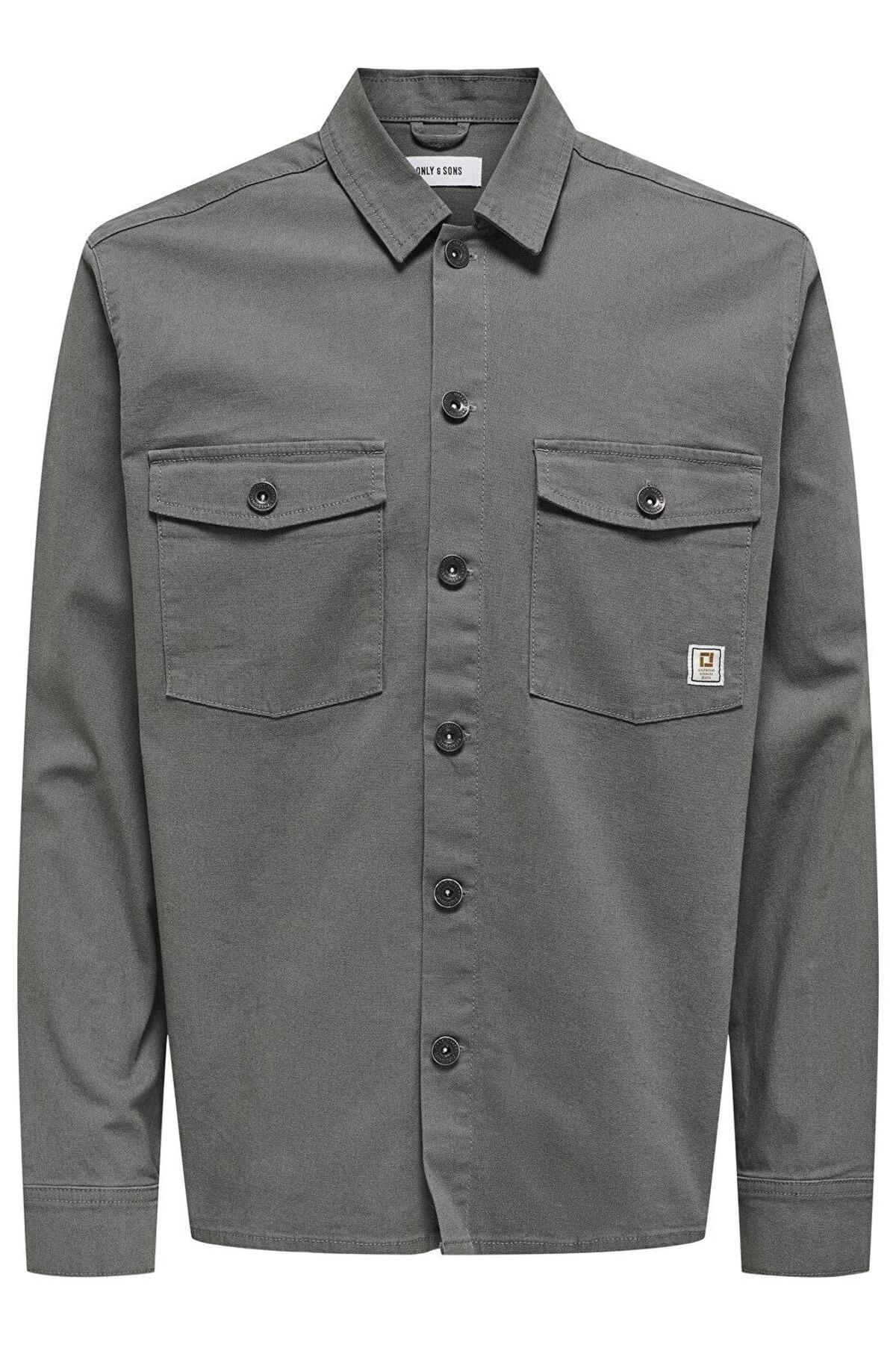 Only&Sons Gömlek 22025991 Gri